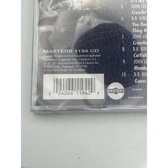 B.B. King and John Lee Hooker – Back 2 Back (CD, 1998, Masters) – NEW/SEALED - Picture 5 of 5